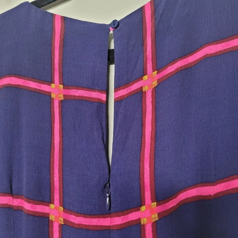 HD in Paris Anthro Handkerchief Asymmetrical hi lo short sleeve Dress size 4 - Picture 9 of 10